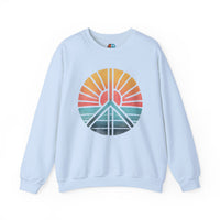 Retro Peace Sunset Sweatshirt