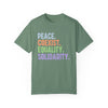 Peace Coexist Equality Solidarity Tee