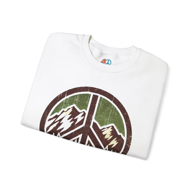 Retro Mountain Peace Sweatshirt