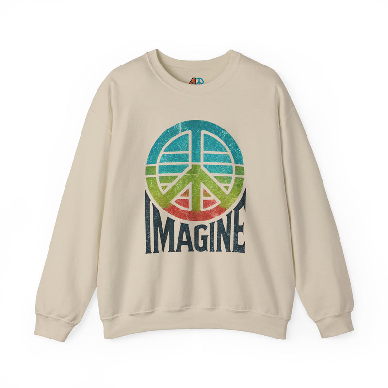 Retro Imagine Peace Sweatshirt