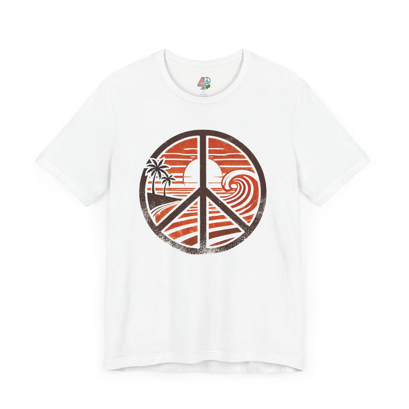 Retro Beach Peace Tee