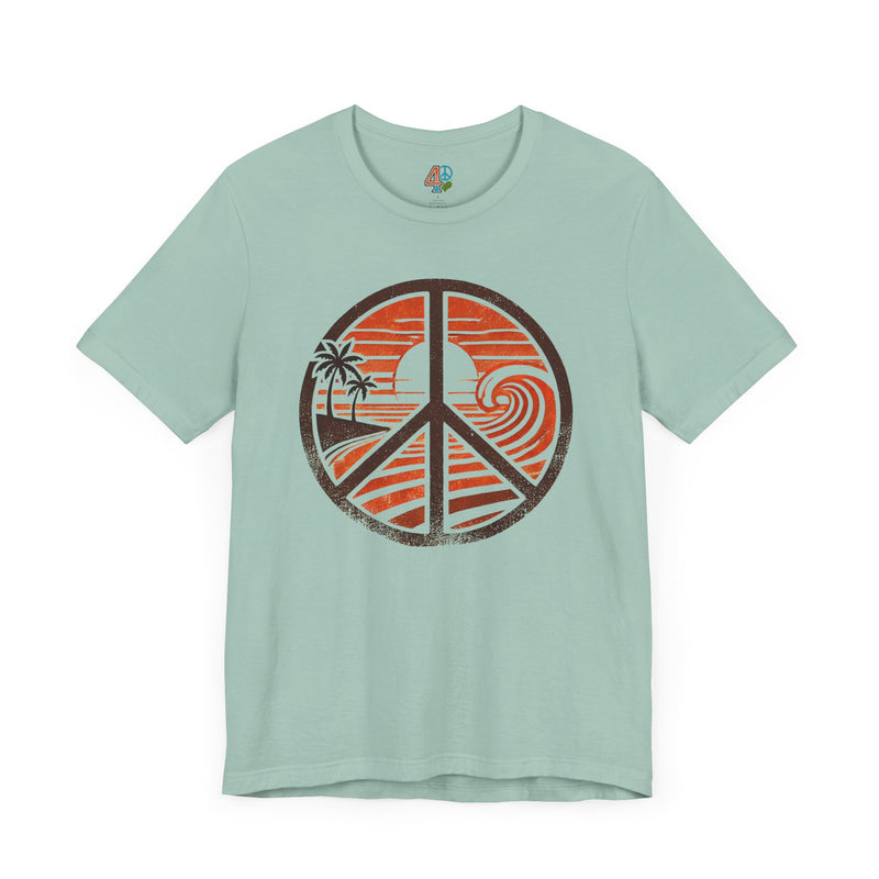 Retro Beach Peace Tee