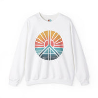 Retro Peace Sunset Sweatshirt