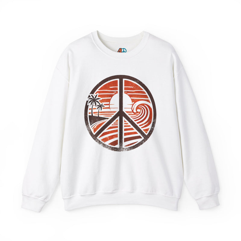 Retro Beach Peace Sweatshirt