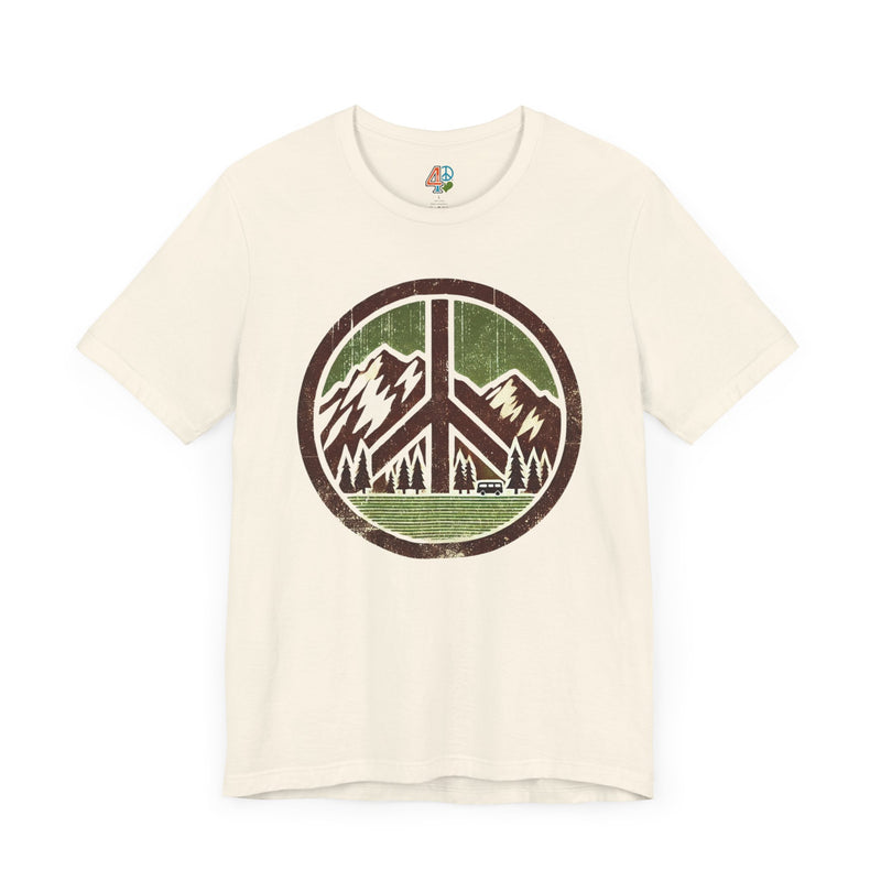 Retro Mountain Peace Tee