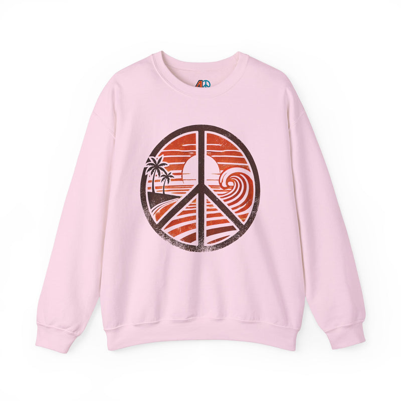 Retro Beach Peace Sweatshirt