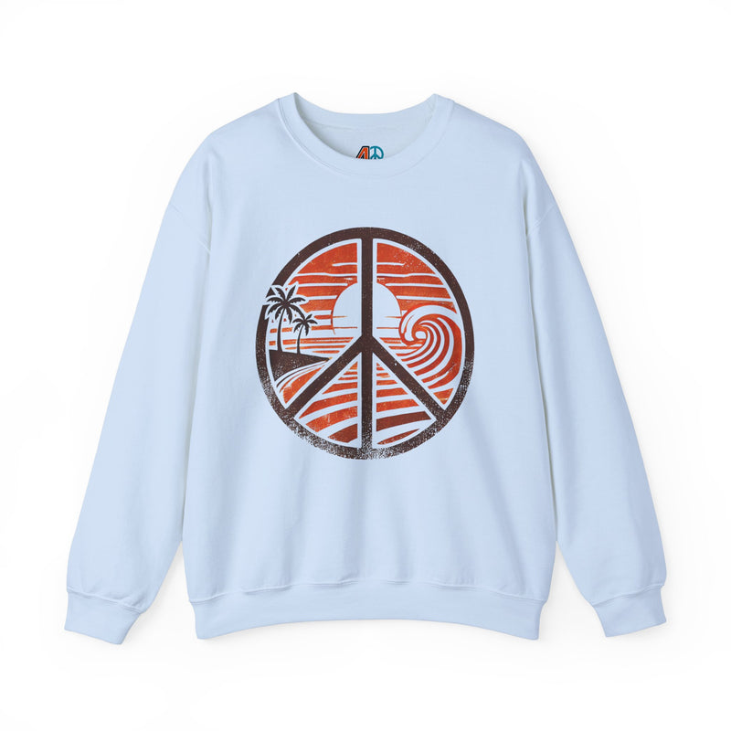 Retro Beach Peace Sweatshirt