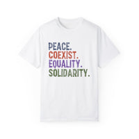 Peace Coexist Equality Solidarity Tee
