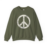 Retro Peace Symbol Sweatshirt