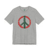 Retro Christmas Peace Symbol Tee