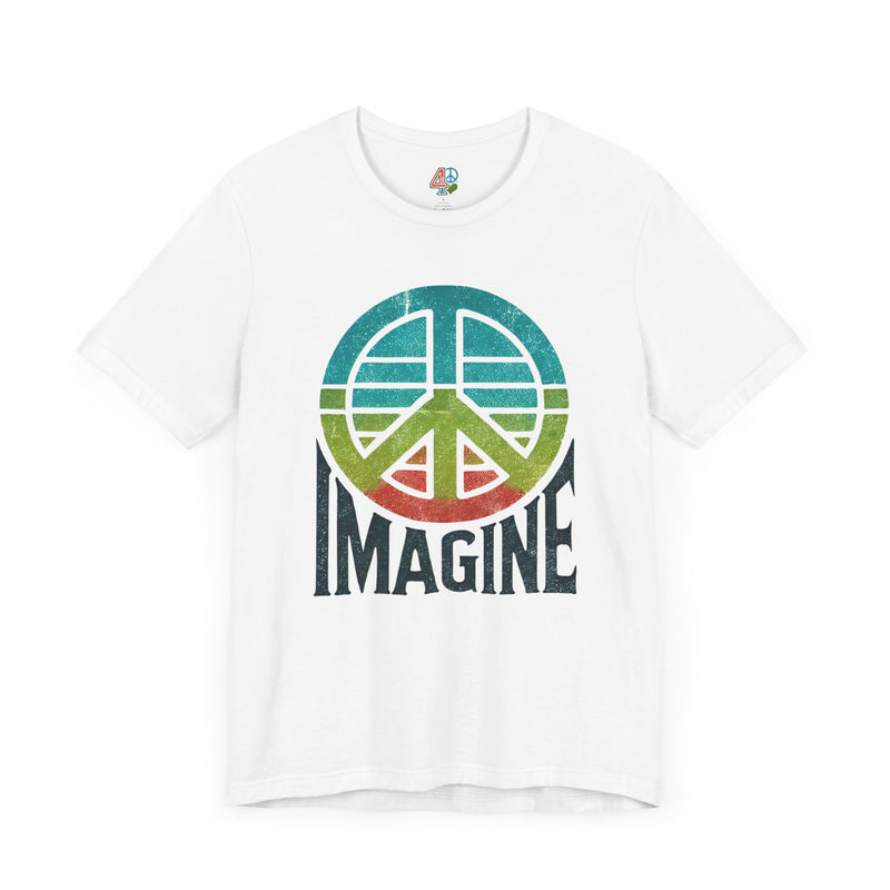 Retro Imagine Peace Tee