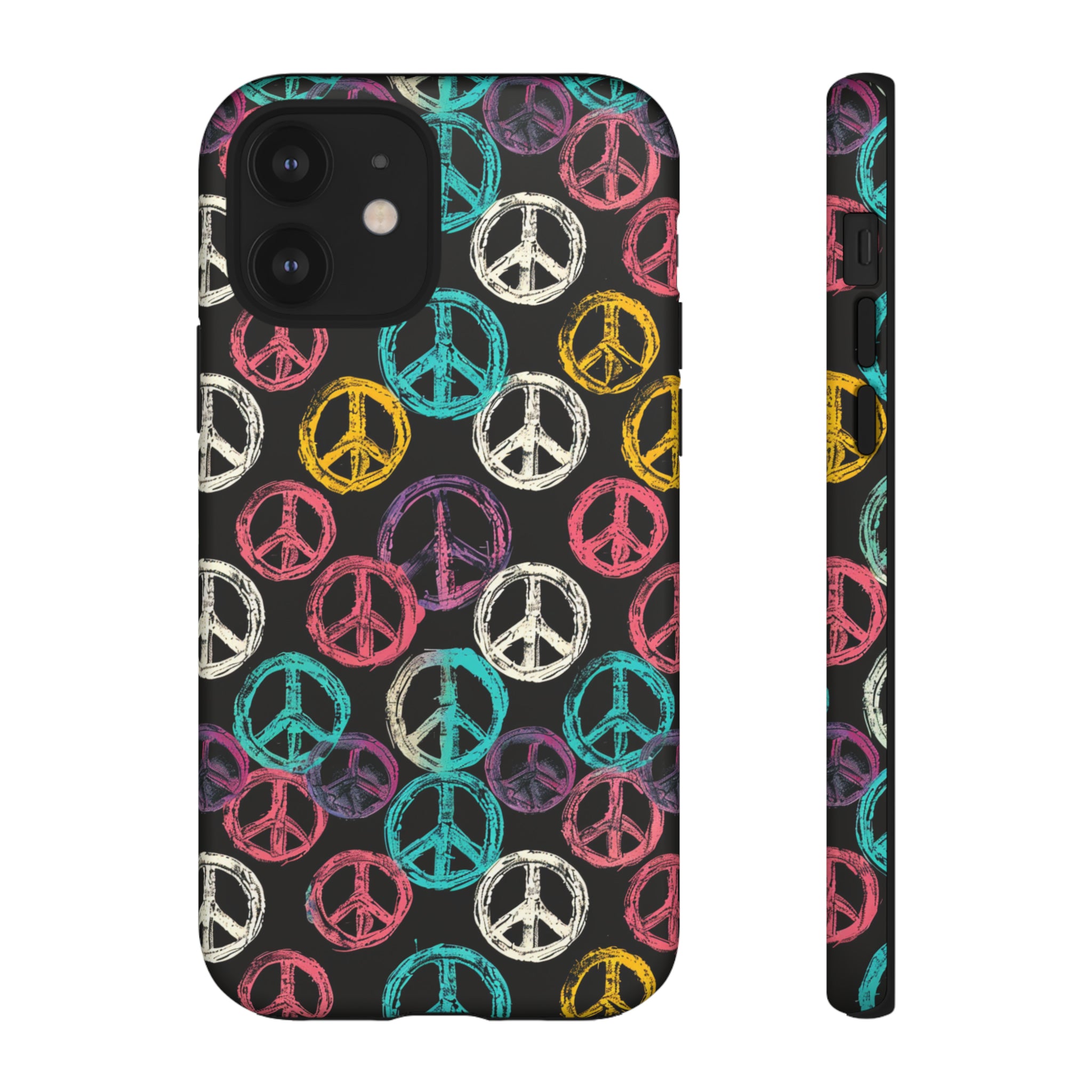 Retro Colorful Peace Phone Case