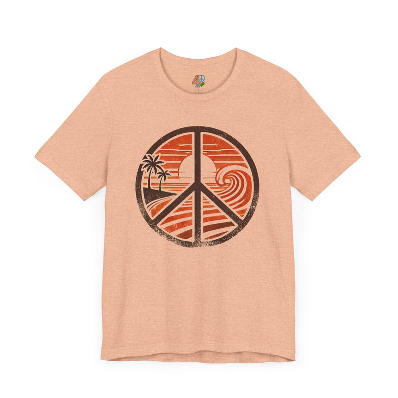 Retro Beach Peace Tee