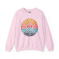 Retro Peace Sunset Sweatshirt