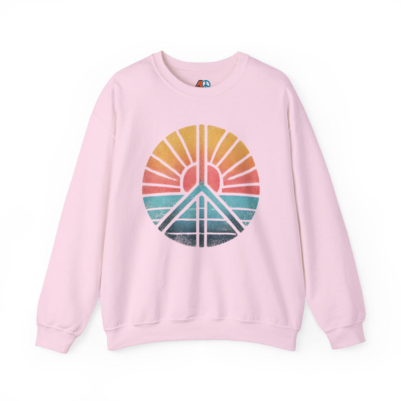 Retro Peace Sunset Sweatshirt