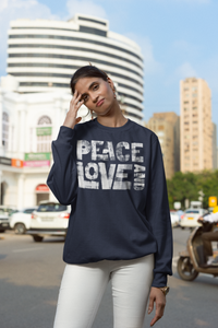 Peace and Love Sweatshirt